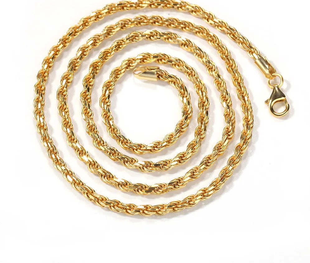 Gold Filled Rope Chain