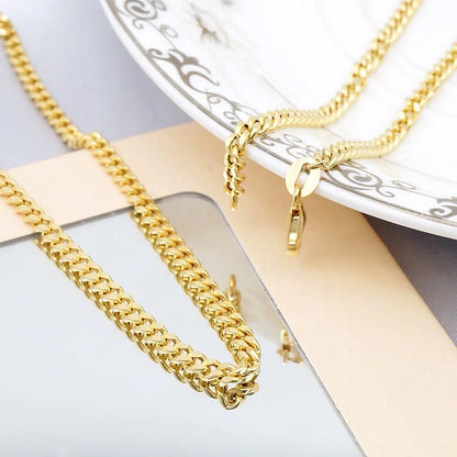 Miami Gold Cuban Link Curb Chain