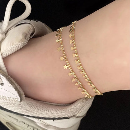 Starred Anklet