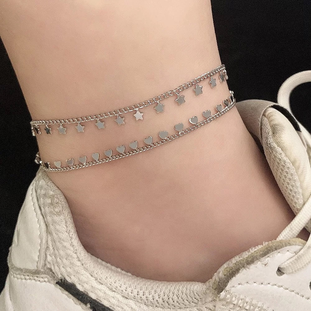 Starred Anklet