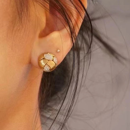 Yellow Gold Studs