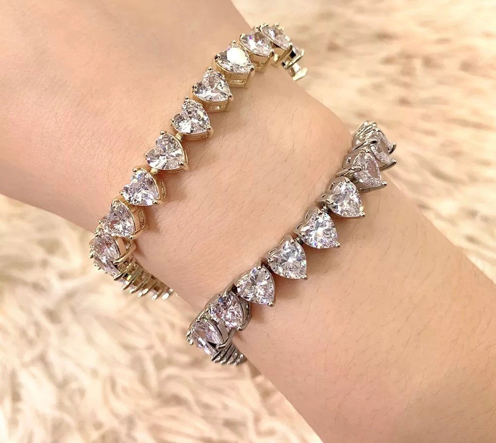 Big Heart Diamond Bracelet