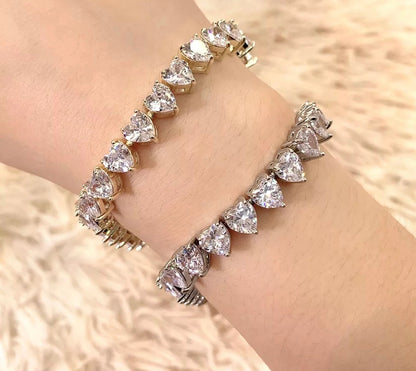 Big Heart Diamond Bracelet