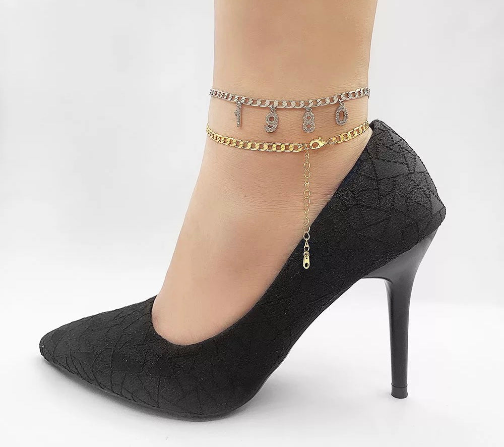 Birth Year Anklet