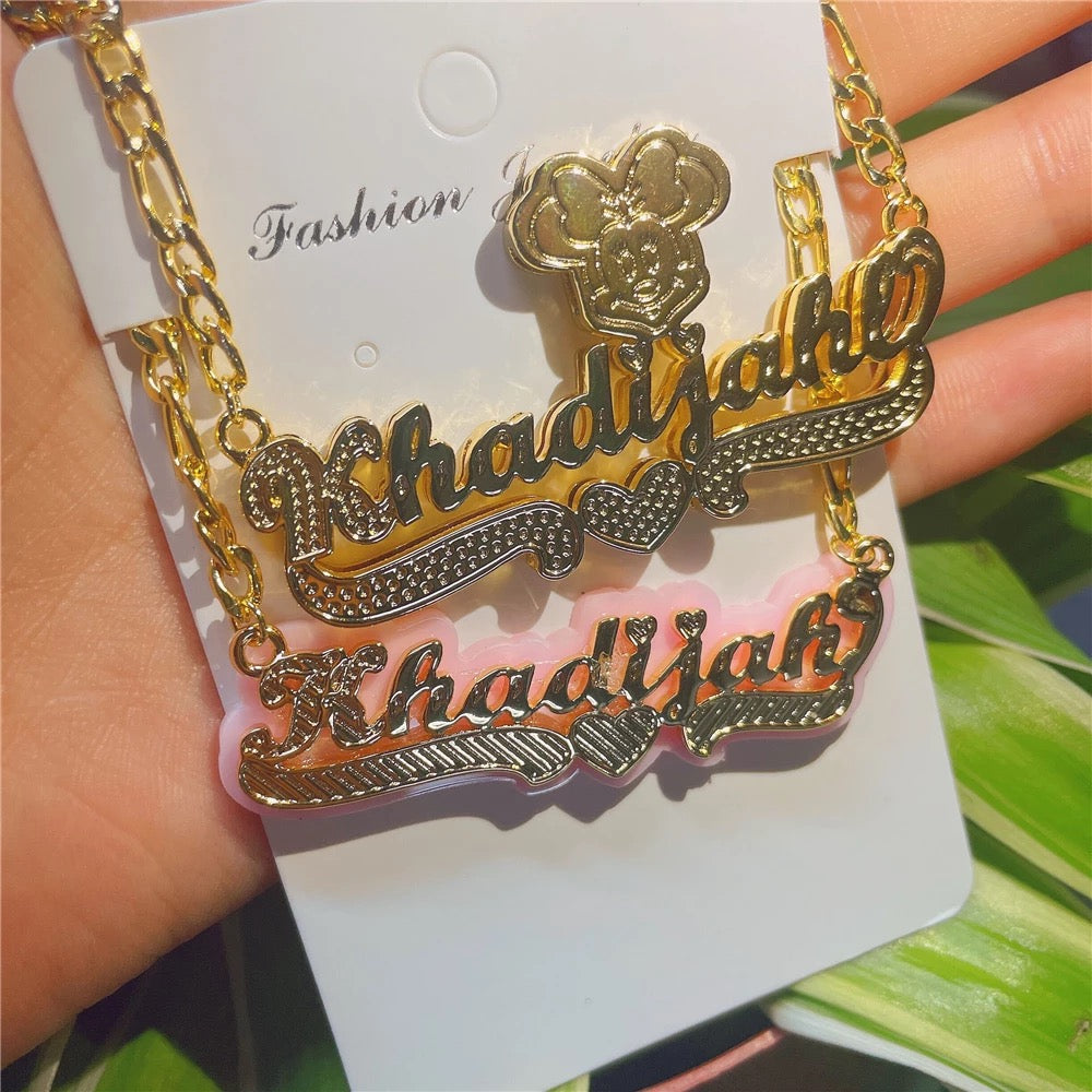 Custom Nameplate Necklace