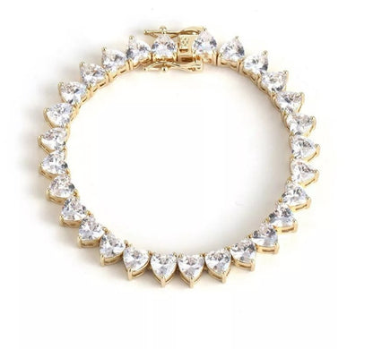 Big Heart Diamond Bracelet