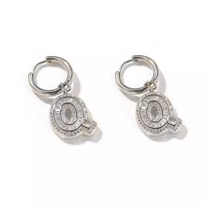 Detachable Initial Charm Earring